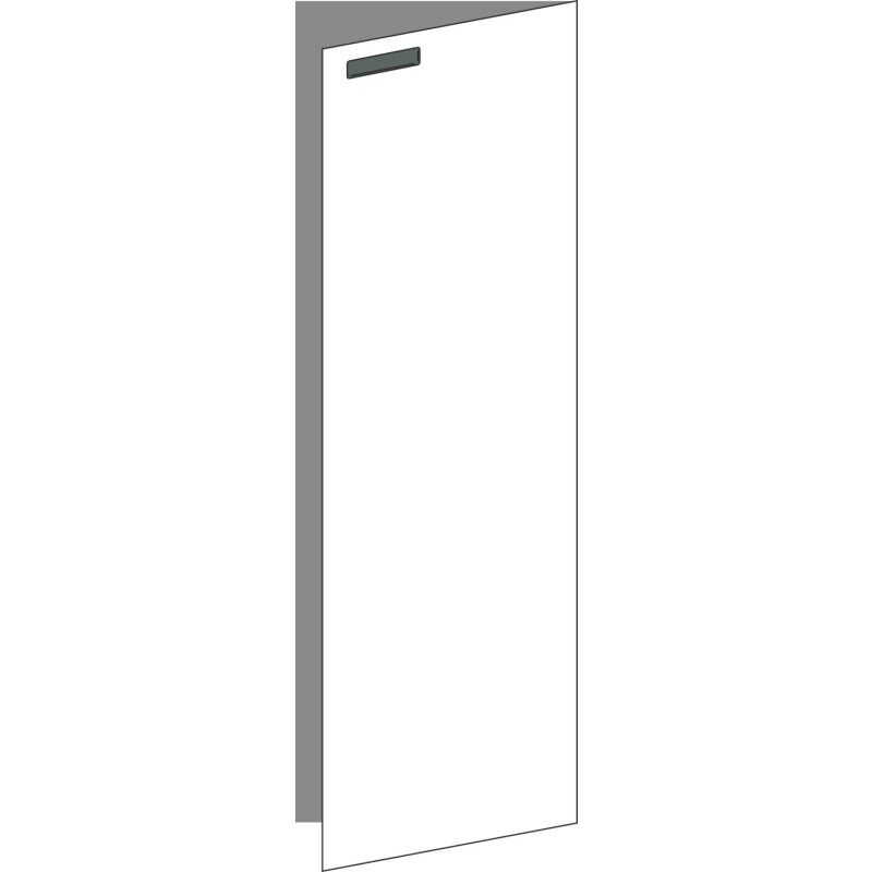 Tür 40x120 rechts, für Unterschränke oder Hochschränke (Griff Oben), ONE VERDE COMMODORO