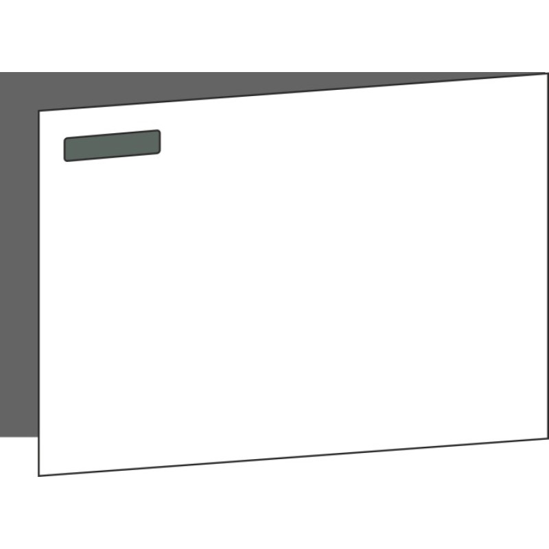 Tür 60x40 rechts, für Unterschränke oder Hochschränke (Griff Oben), ONE VERDE COMMODORO