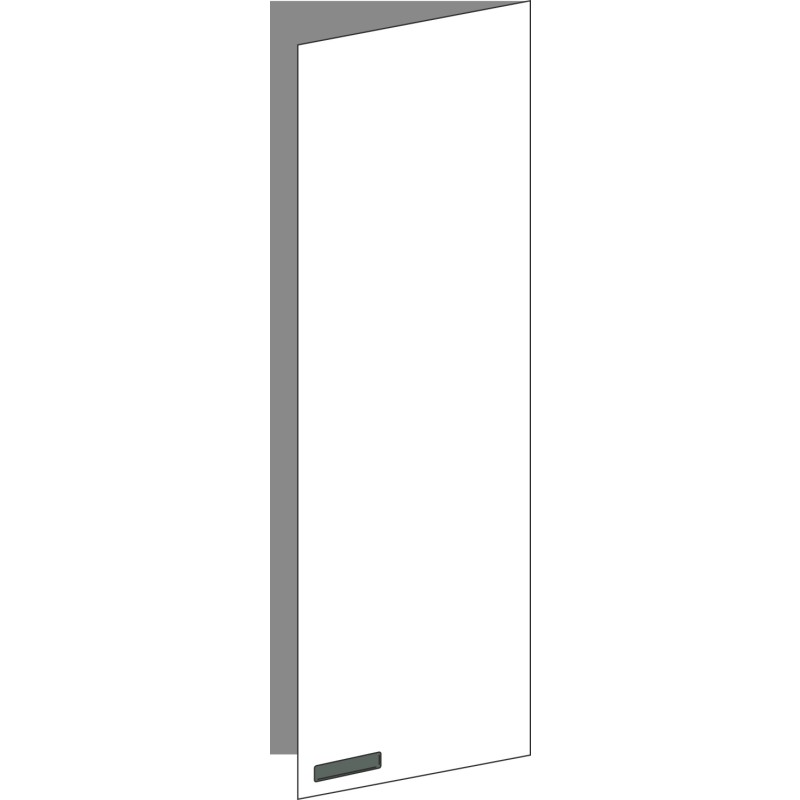 Tür 40x120 rechts, für Oberschränke oder Hochschränke (Griff Unten), ONE VERDE COMMODORO