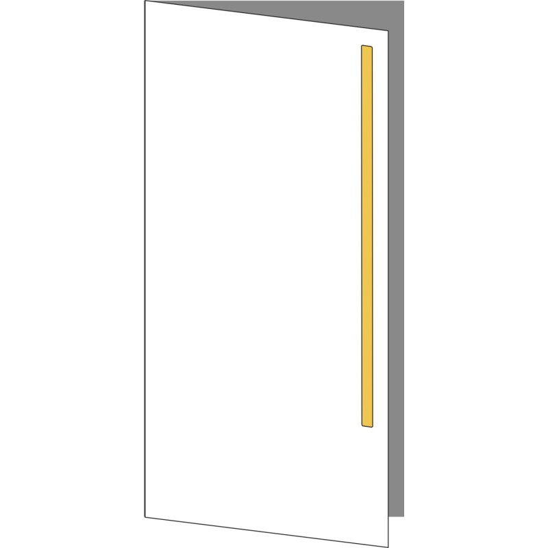 Tür 60x120 links, für Unterschränke oder Hochschränke (Griff Oben), ONE_LINE GOLD