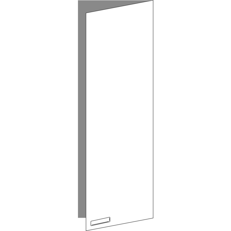 Tür 40x120 rechts, für Oberschränke oder Hochschränke (Griff Unten), ONE MONO