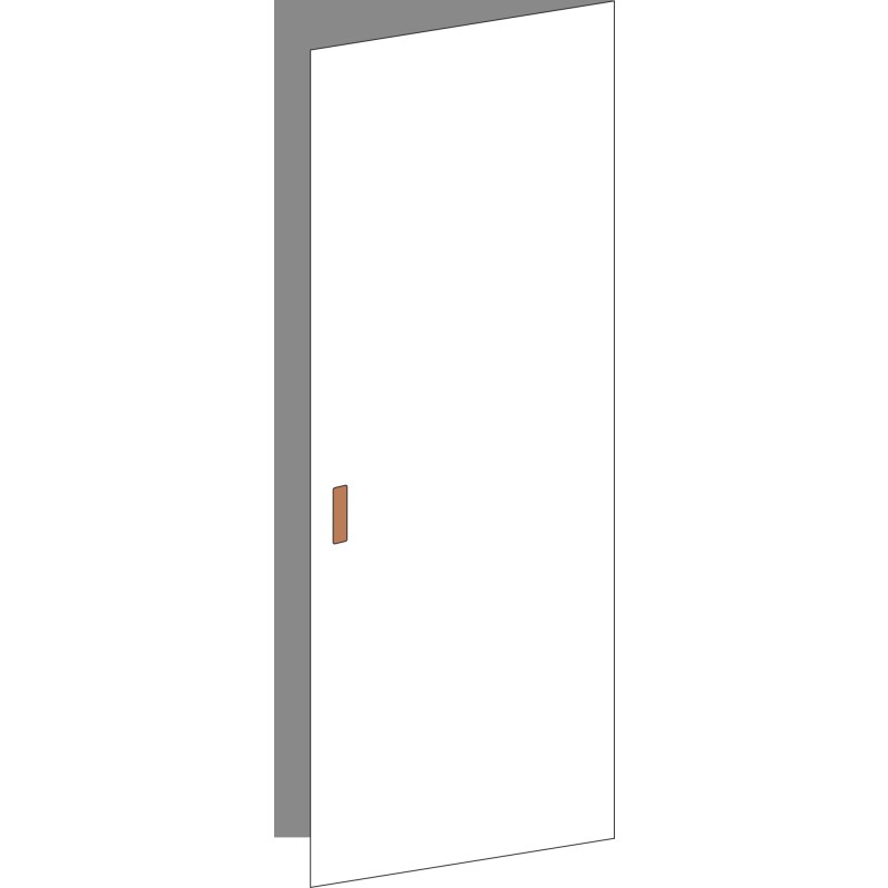 Tür 75x229 rechts, ONE COPPER