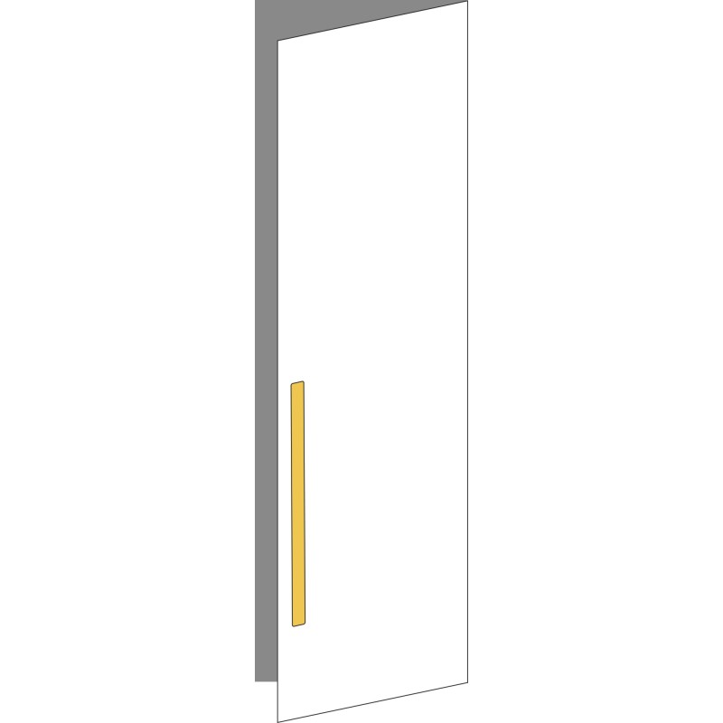 Tür 50x229 rechts, ONE_LINE GOLD