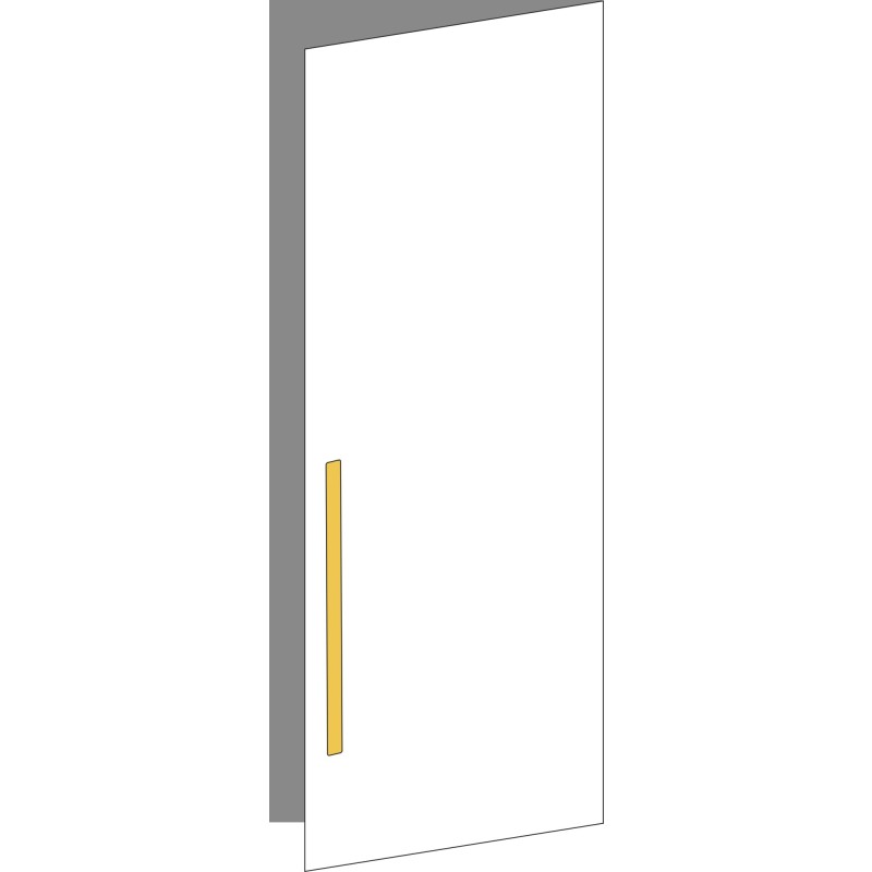 Tür 75x229 rechts, ONE_LINE GOLD